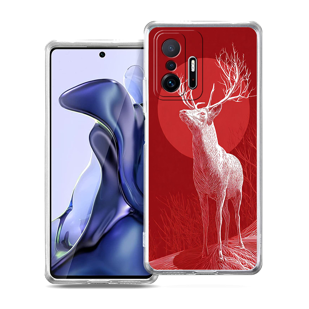 Phone Cases Red Deer - Custodia Trasparente per Xiaomi Mi 17