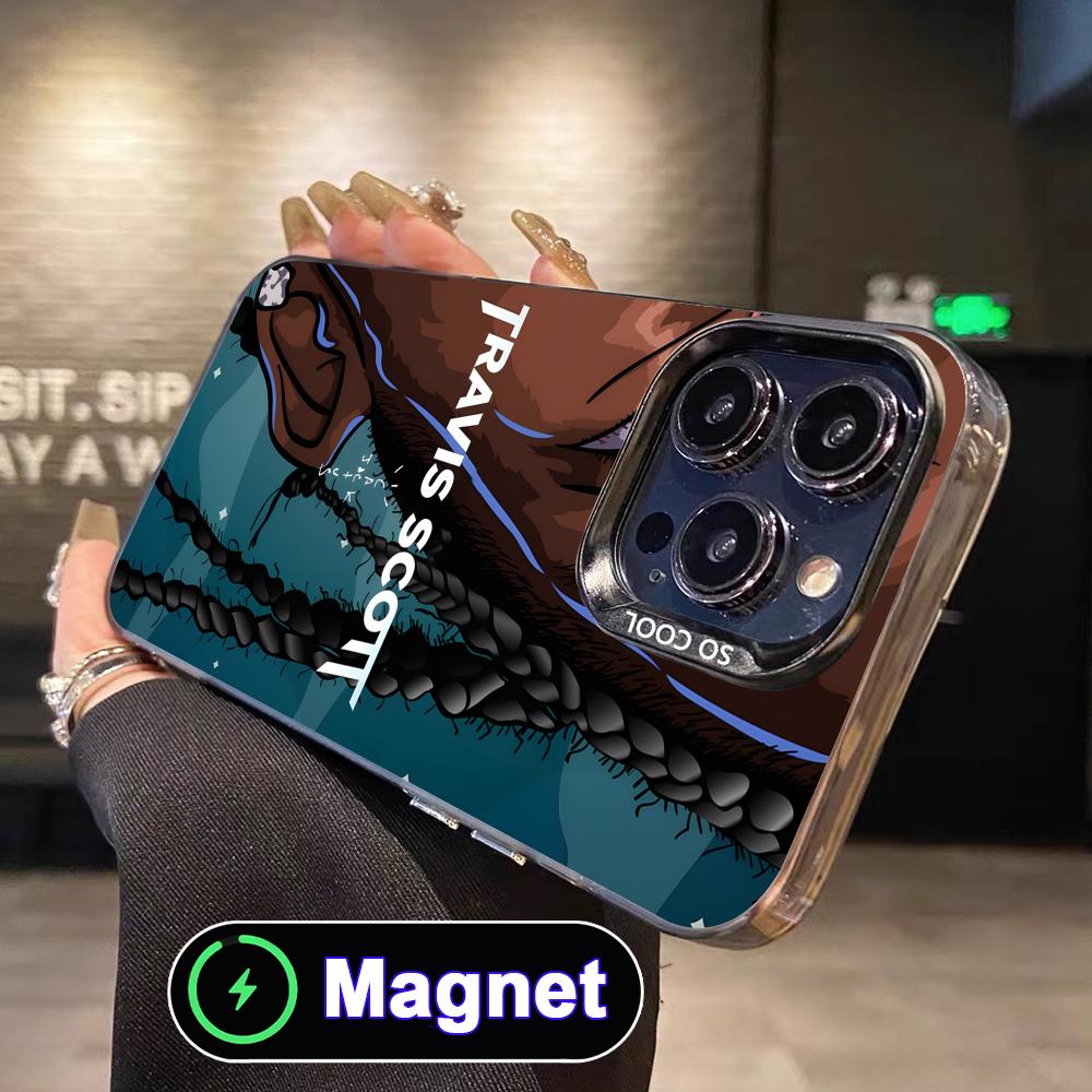 Phone Cases With Magnet - Cover per iPhone T-Travis Scott-s per