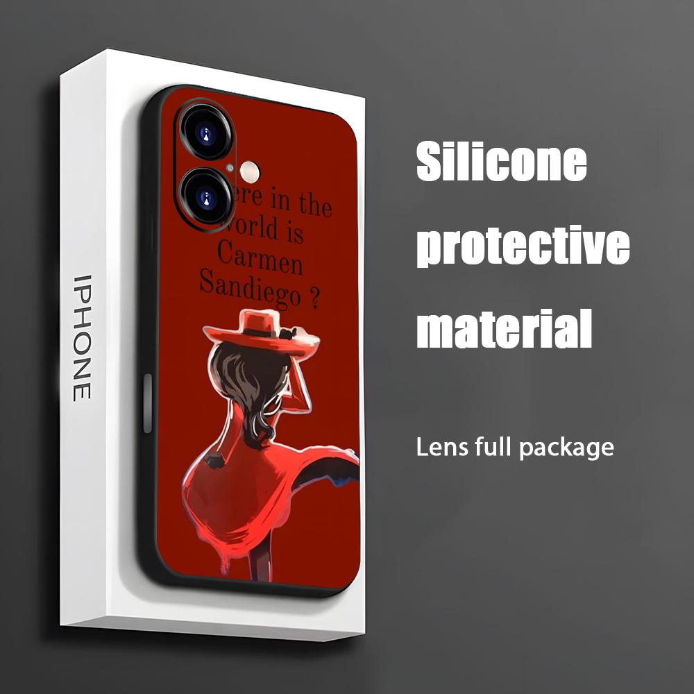 Phone Cases Iphone 12 - Custodia per telefono Cartoon Carmen Sandiego