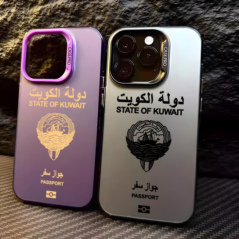 Phone Cases Kuwait - Custodia per telefono K-Kuwait Passport per