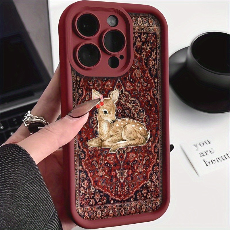 Phone Cases Red Deer - Custodia per telefono antiurto in Tpu