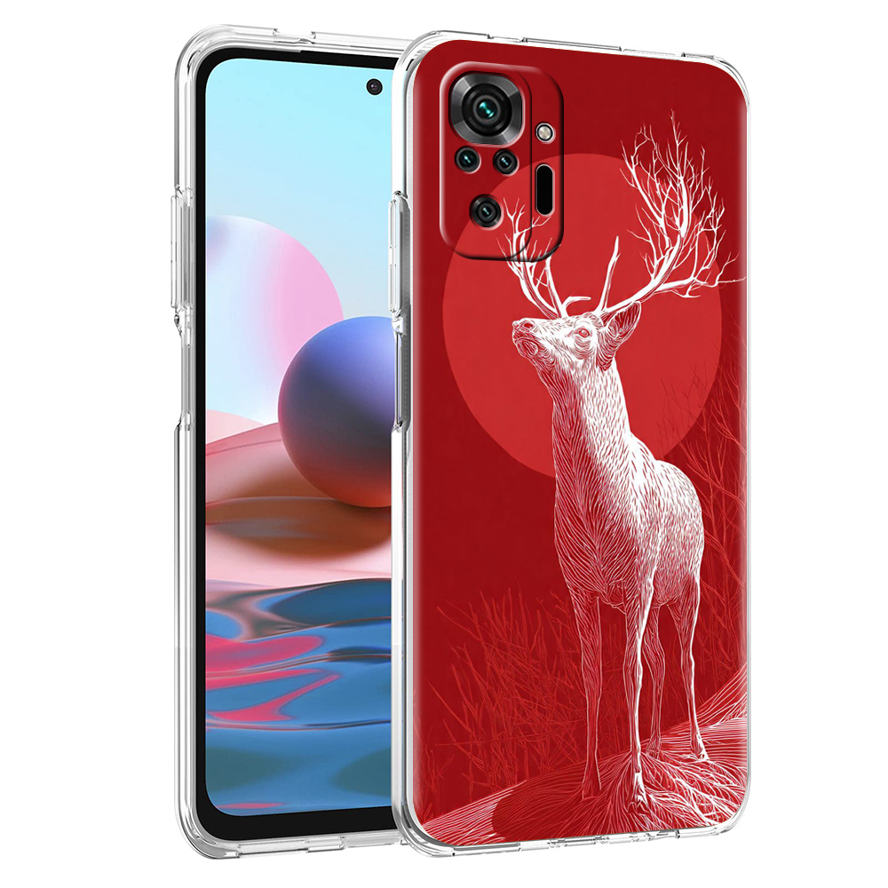 Phone Cases Red Deer - Cover Trasparente per Redmi 14C 13C