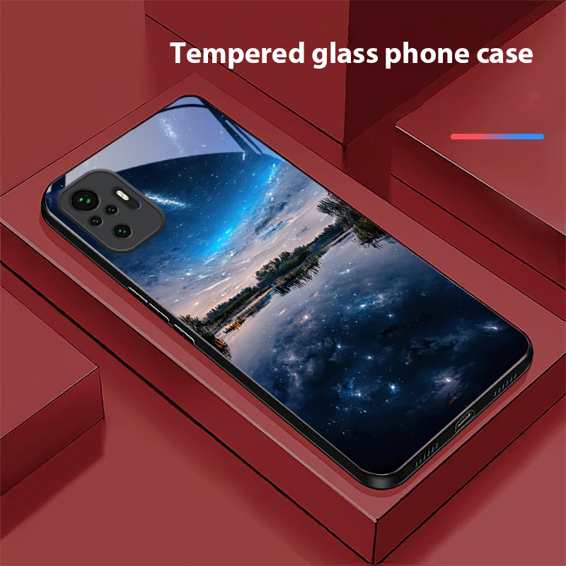 Phone Cases Redmi - Custodia per telefono in vetro temperato