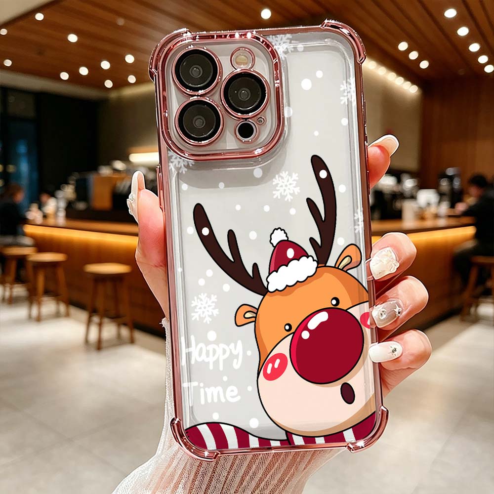 Phone Cases Red Deer - Custodia Morbida Anti-Caduta a Forma di