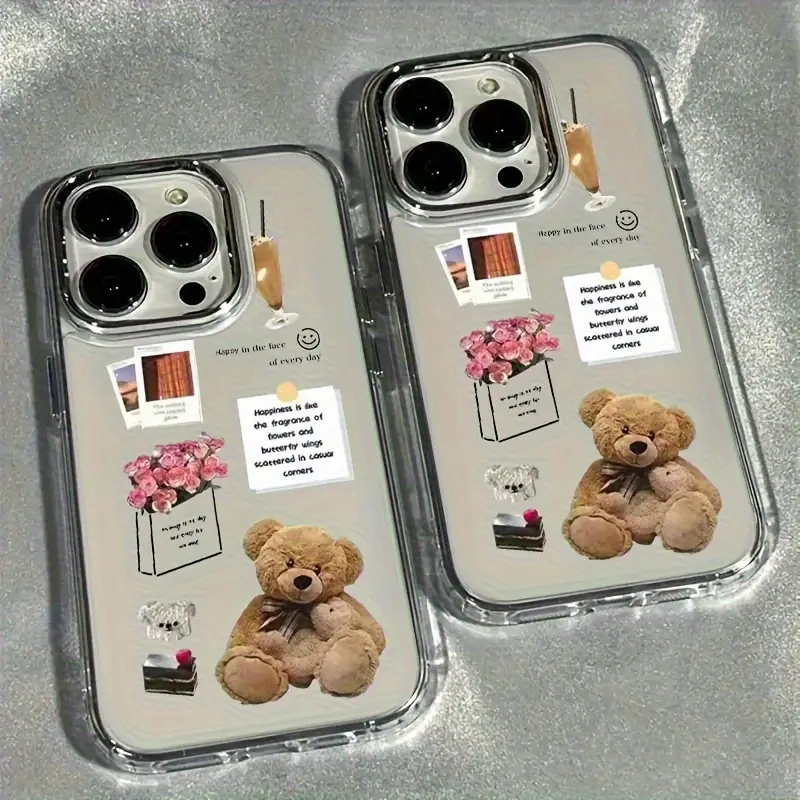Collage Teddy Bear Fiore di ro - Phone Cases With Pictures recensione e prezzo