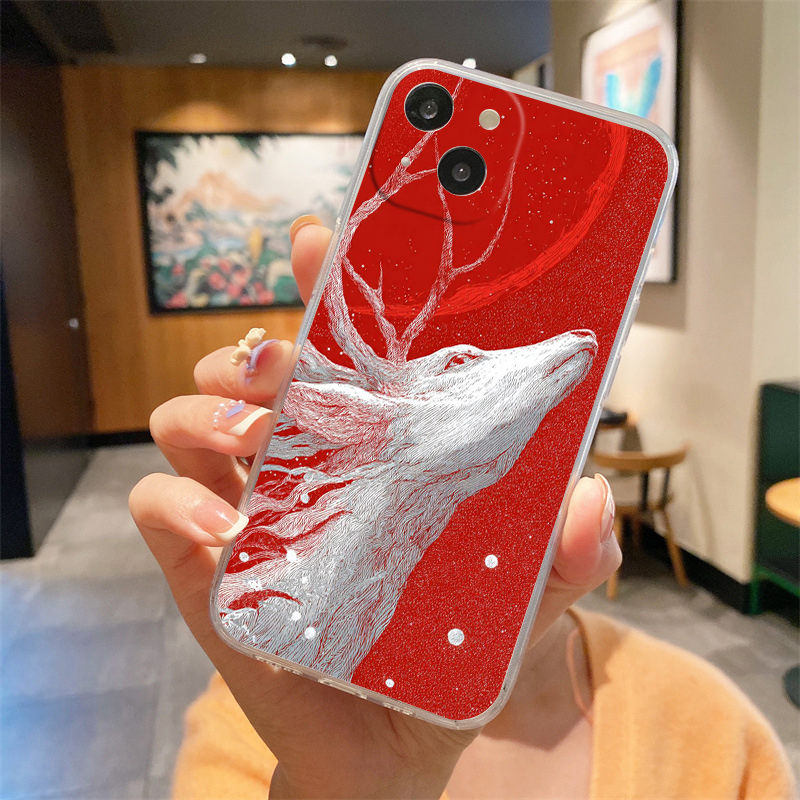 Cover Morbida Trasparente in T - Phone Cases Red Deer recensione e prezzo