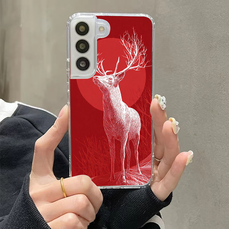 Cover Trasparente per Samsung  - Phone Cases Red Deer recensione e prezzo
